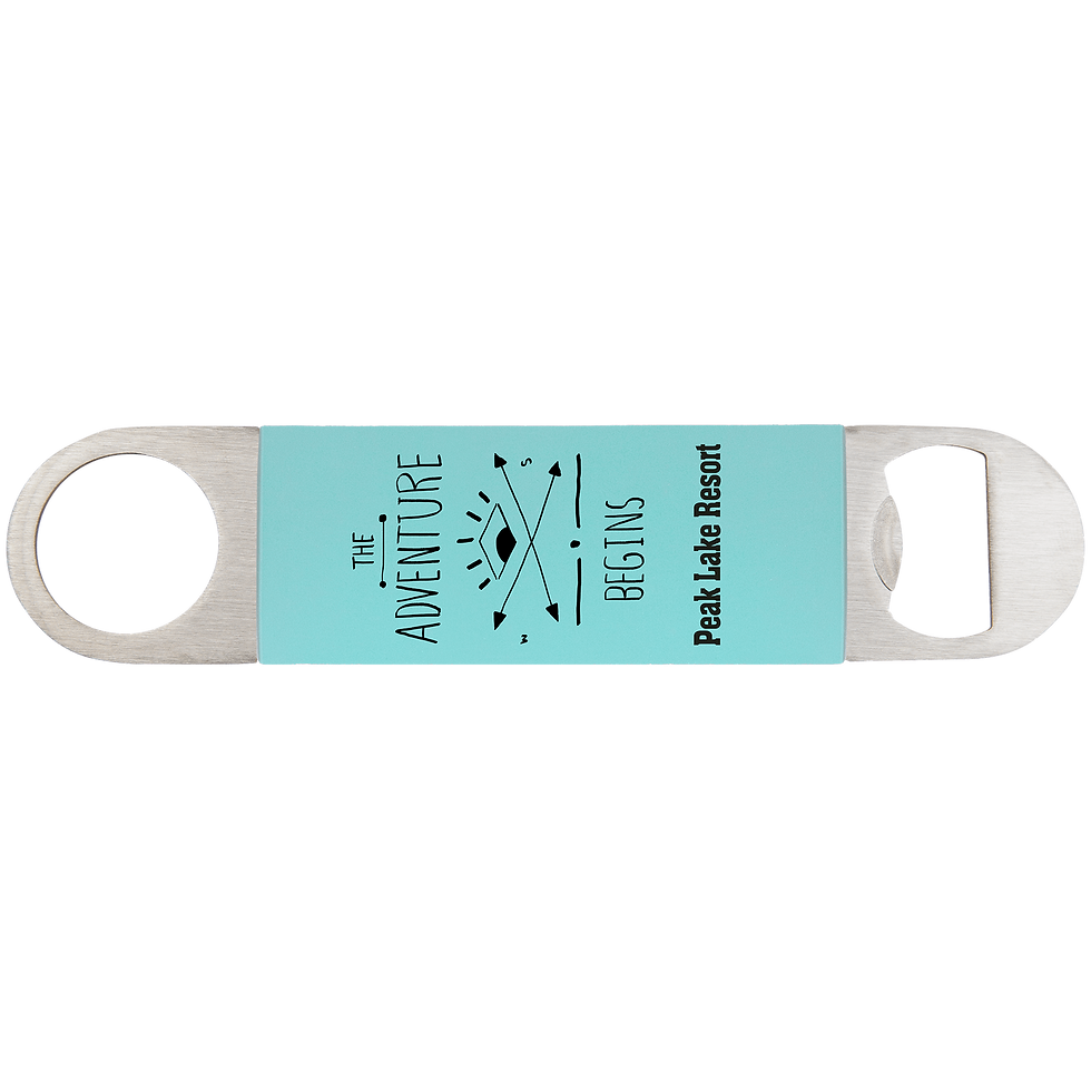 Thumbnail: 1 1/2" x 7" Bottle Opener with Silicone Grip