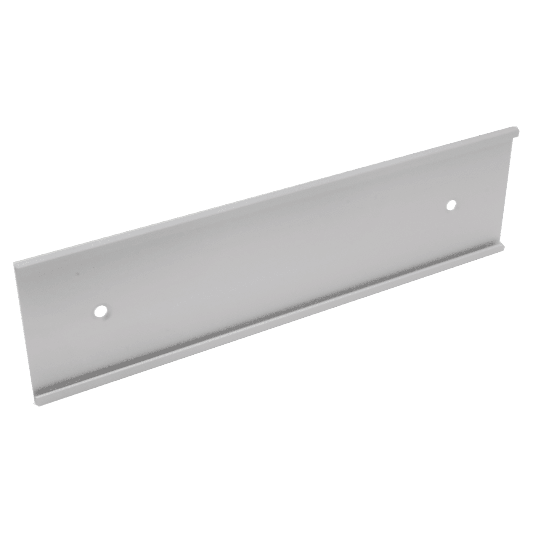 4" x 12", Satin Silver, Kota Pro Aluminum Wall Bracket with Mounting Holes, Fits