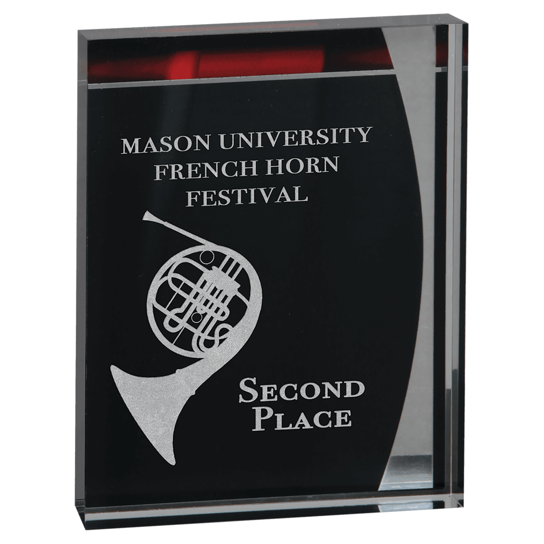 5 1/4" x 6 1/2" Lustre Acrylic Standup Plaqueue