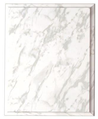 5" x 7" White Marble Finish Plaque