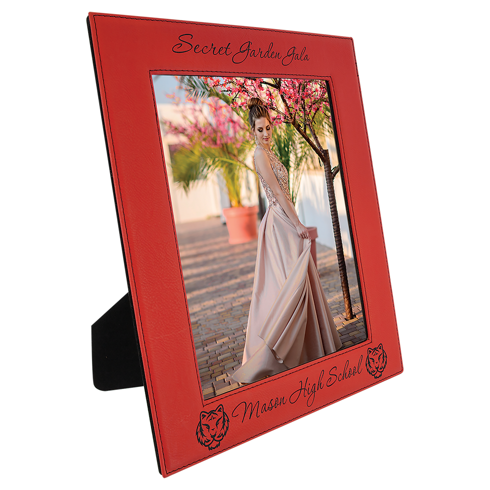 Thumbnail: 8" x 10" Laserable Leatherette Photo Frame