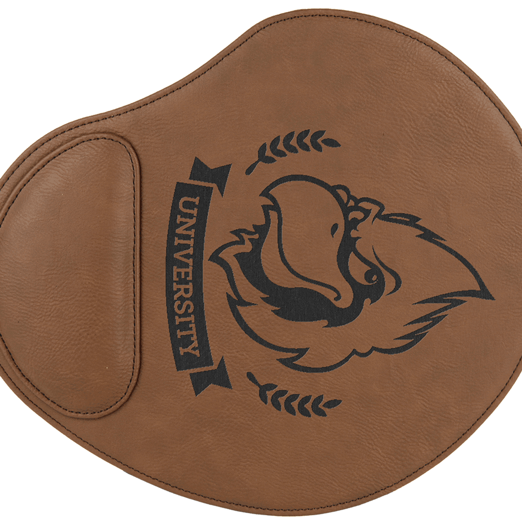 9" x 10 1/4" Laserable Leatherette Mouse Pad