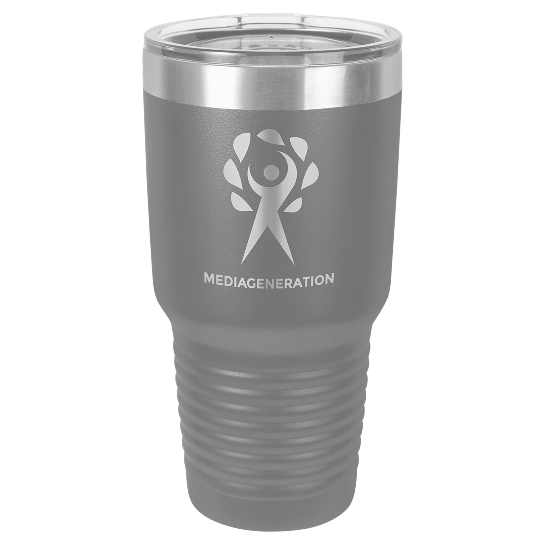 Polar Camel 30 oz. Dark Gray Ringneck Tumbler with Standard Lid