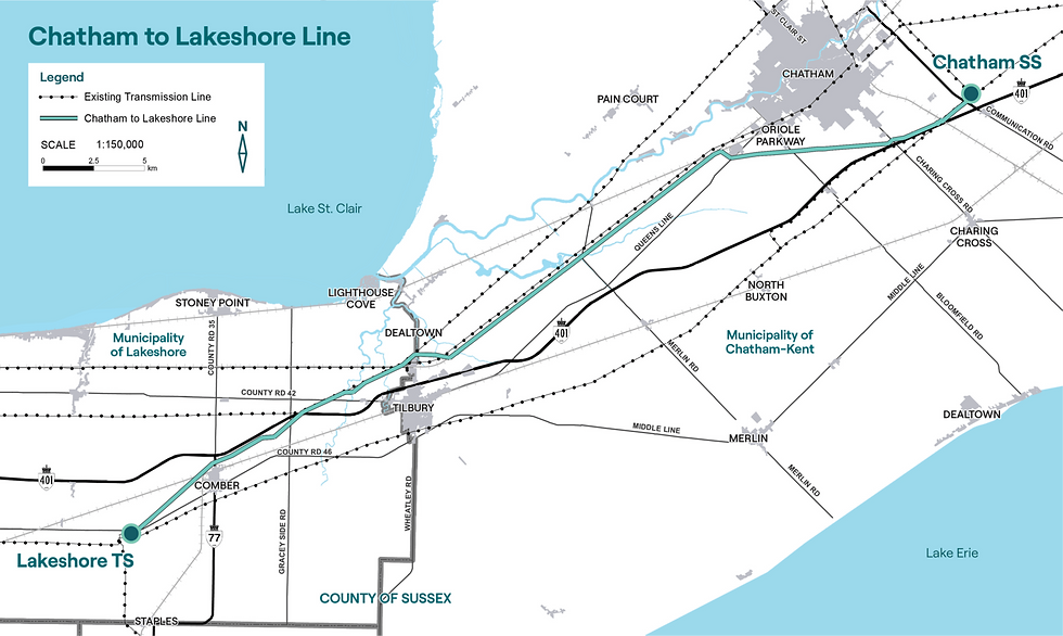 transmission line ontario