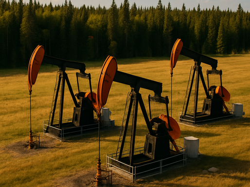 oil and gas pump jack alberta