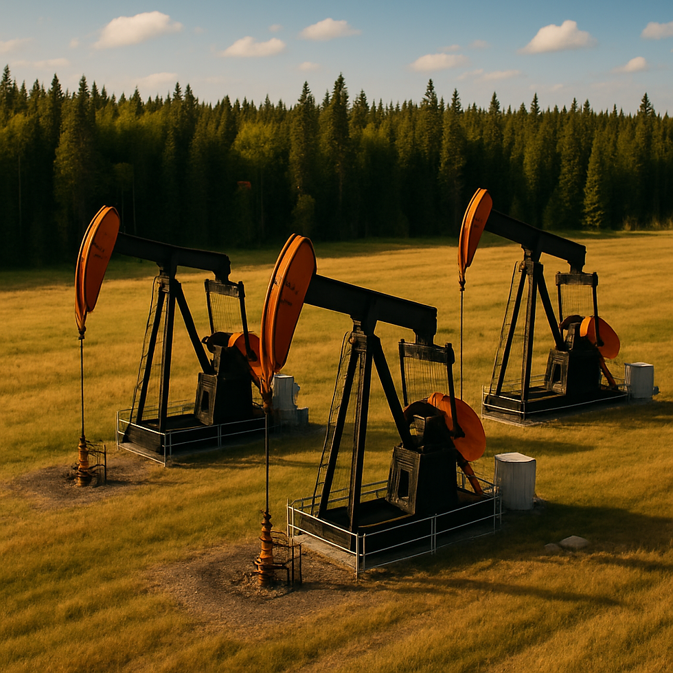 Oil pump jack Alberta