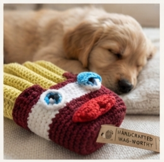Thumbnail: Natural Pet Knitted Toy