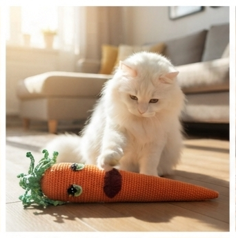 Thumbnail: Natural Knitted Pet Toy