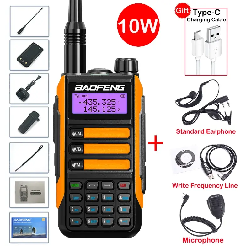 Thumbnail: Choix d'ensemble de radio Baofeng UV-16 Max Waterproof Walkie Talkie Dual Band
