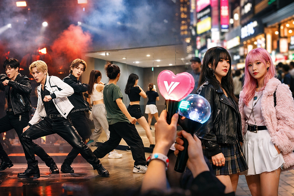 K-Pop stars Zdroj: ChatGPT