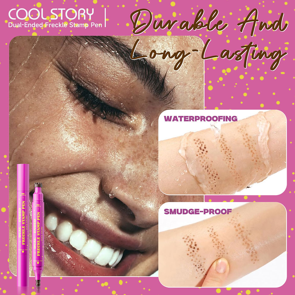Thumbnail: Double Eyeliner Freckles Pen All-in-One Natural Waterproof Lasting Seal Spot Pen
