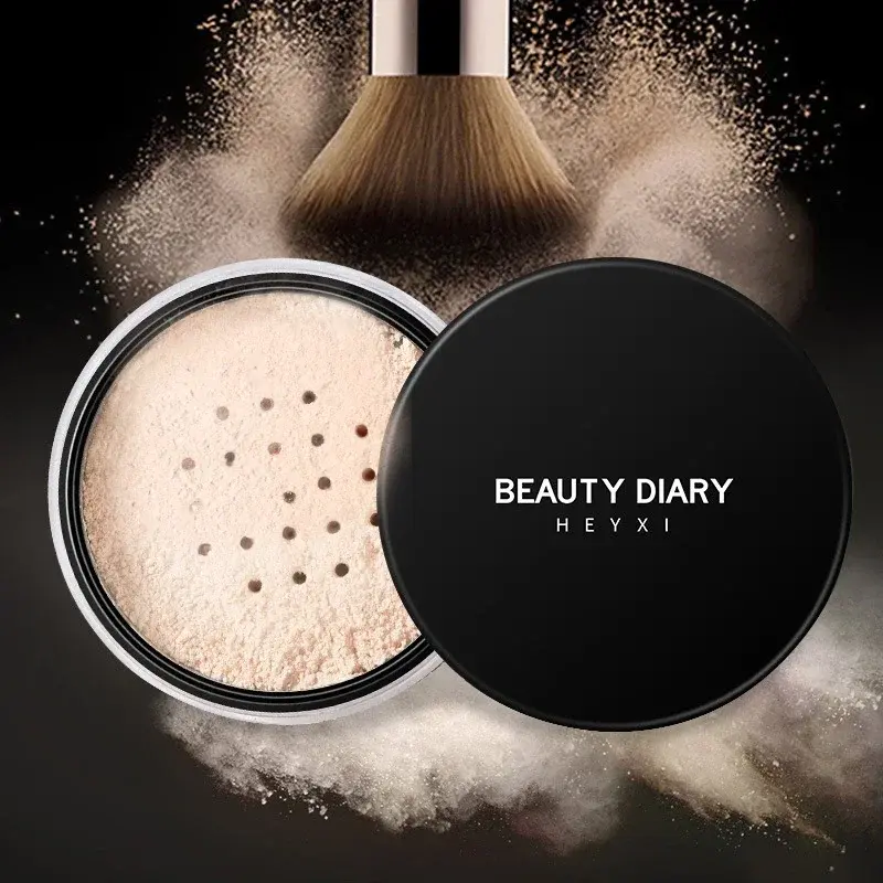 Thumbnail: Professional Loose Powder Oil Control Anti-Sweat Waterproof Matte Base Makeup Lo