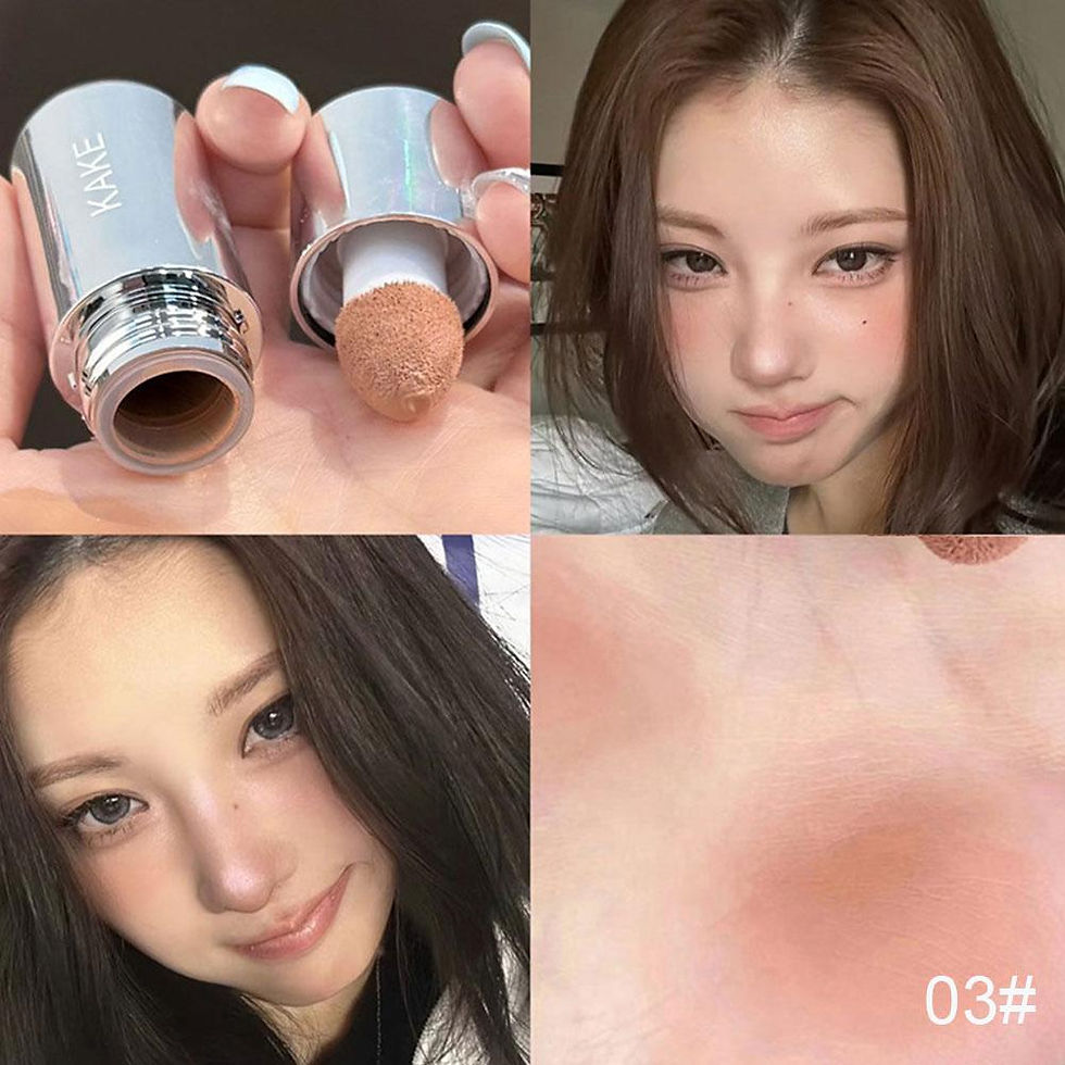 Thumbnail: Velvet Liquid Blush Matte Sponge Head Blusher Natural Lasting Brighten facial Co