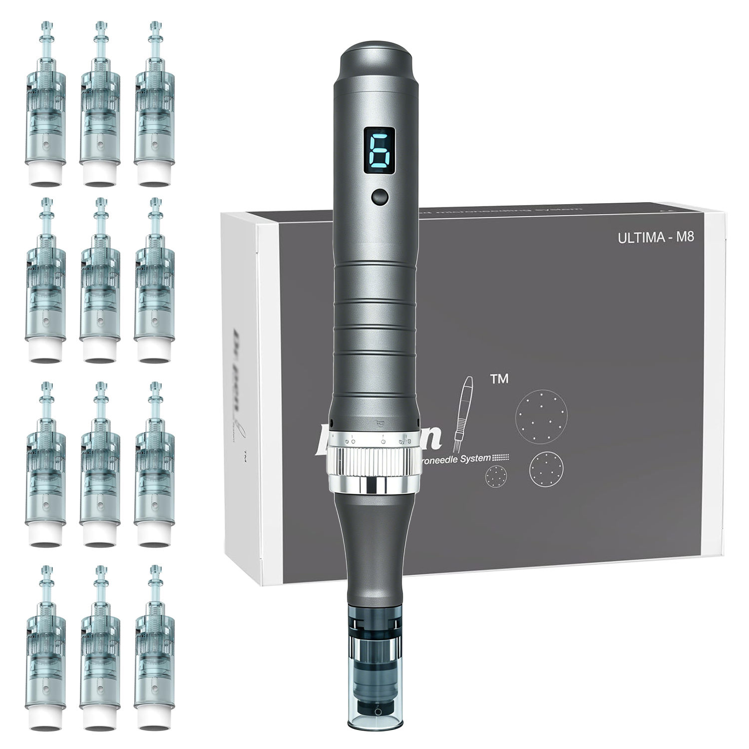 Professional Microneedling Auto Derma Pen M8 Micro Needling Dermapen Kit for Ski