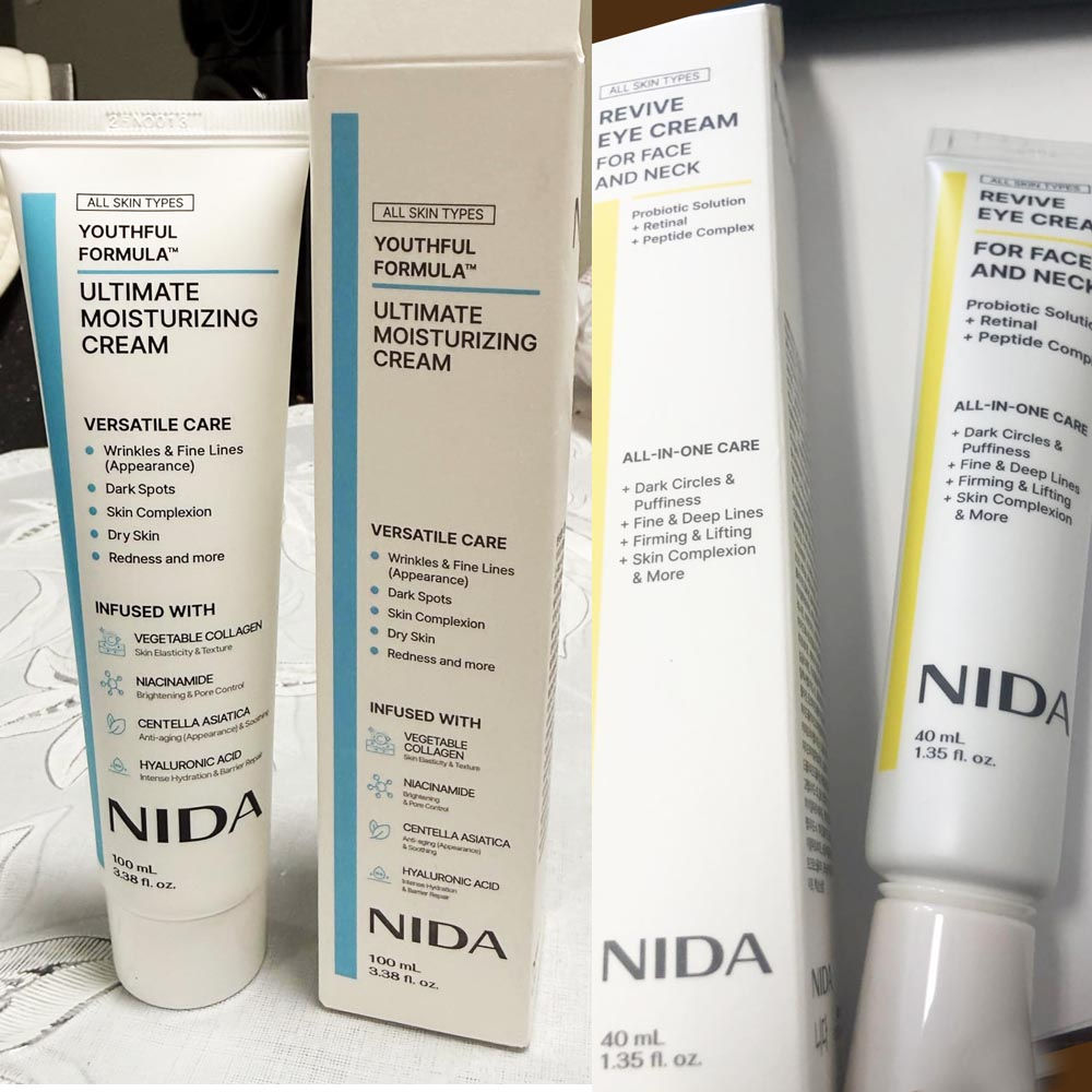 NIDA Ultimate Moisturizing Cream Rejuvenating Face Cream Repairs Peptide Facial