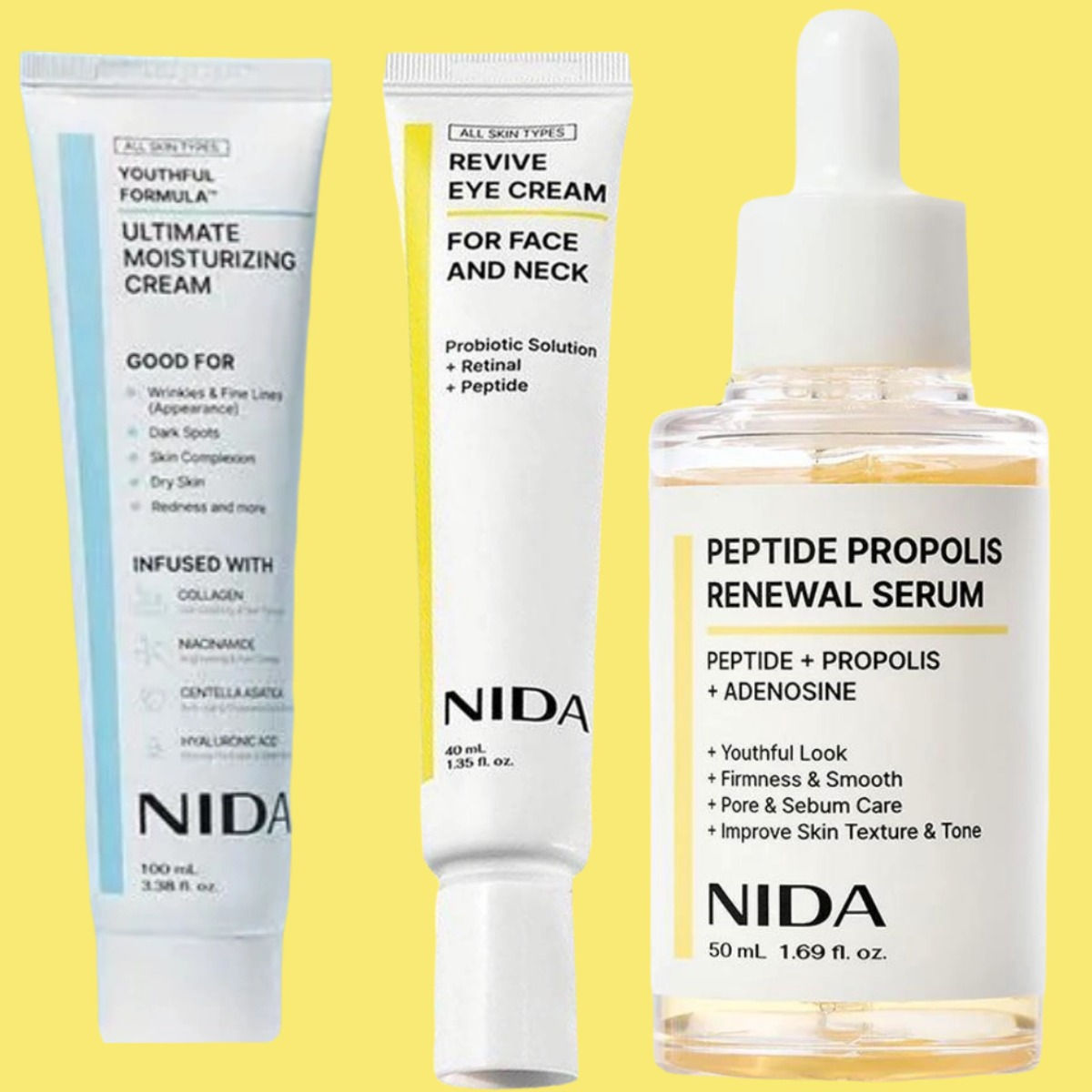 NIDA Propolis Peptide Facial Serum Nourishing Moisturizing Serum Face Original S