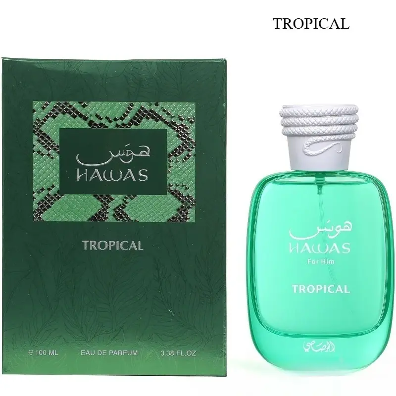 Thumbnail: Hawas 100ml Unisex Eau De Parfum Long Lasting Fresh Woody Aquatic Fruity Aromati