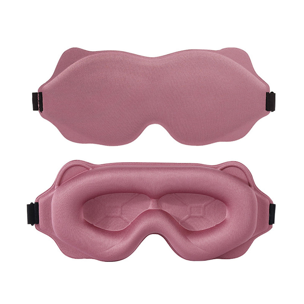 Thumbnail: 3D Sleeping Mask Block Out Light Sleep Mask For Eyes Soft Sleeping Aid Eye Mask 