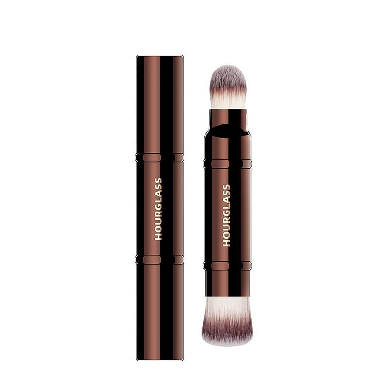 Hourglass Makeup Brush- No.15 Retractable Double-Ended Complexion Brush Soft Fib