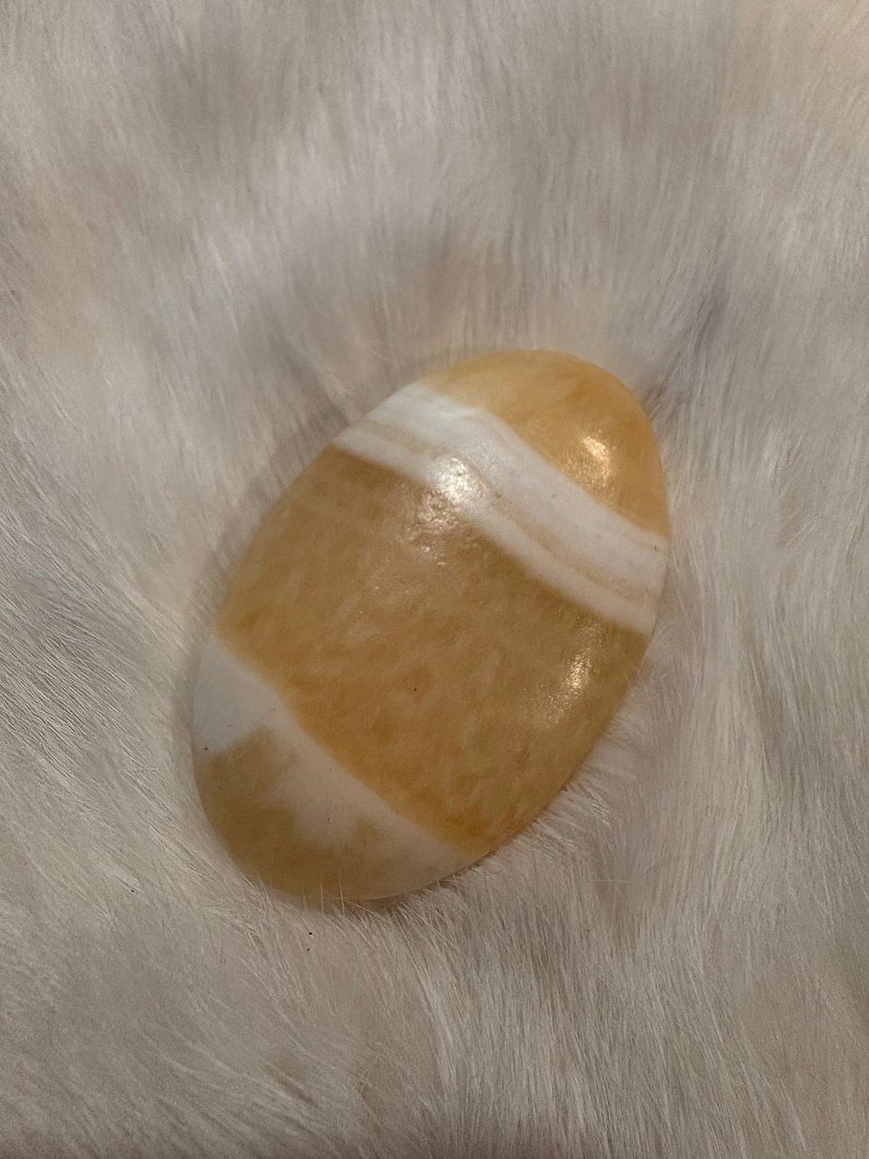 Thumbnail: Orange Calcite Palmstone