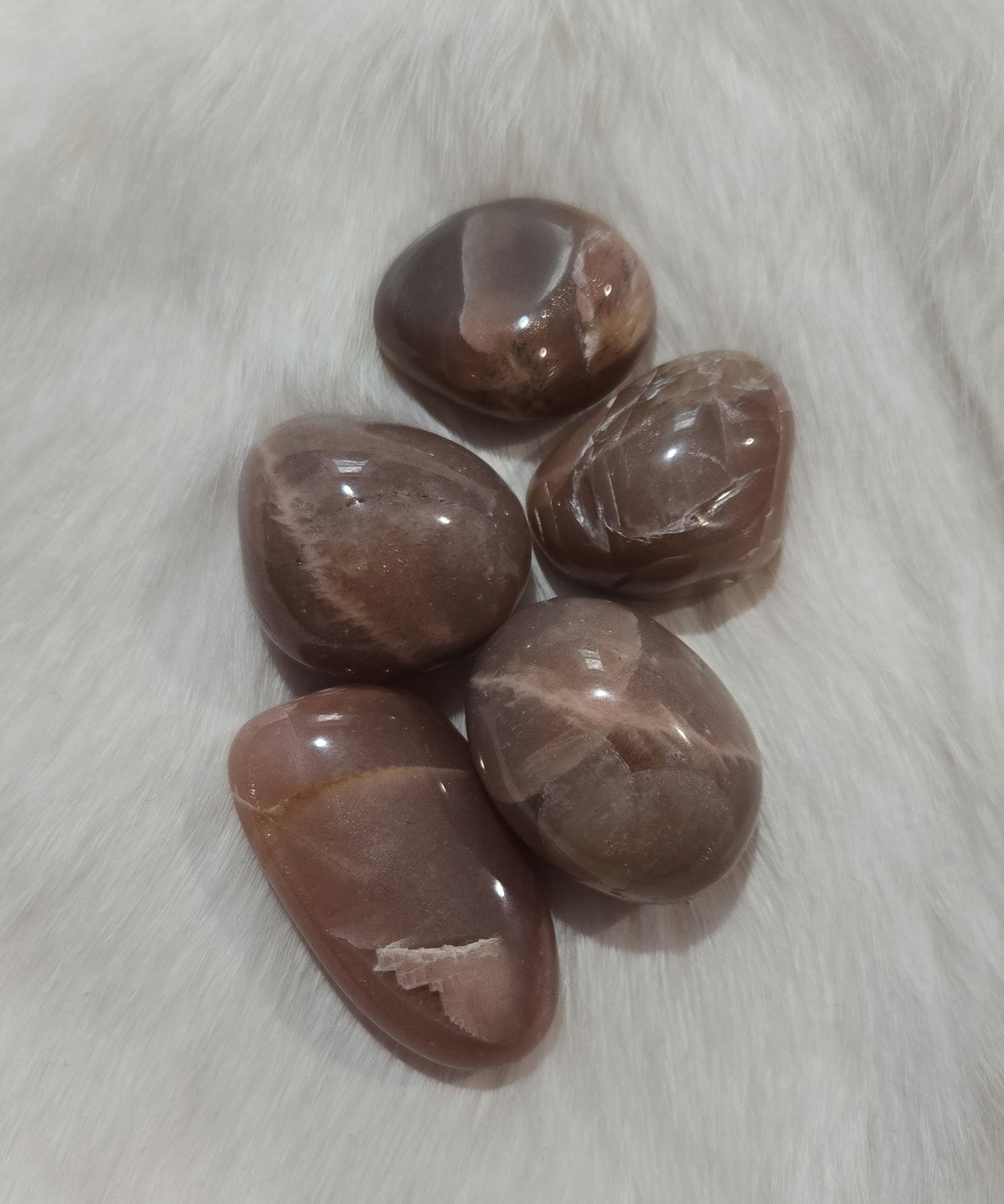 Peach Moonstone Crystal Tumble 