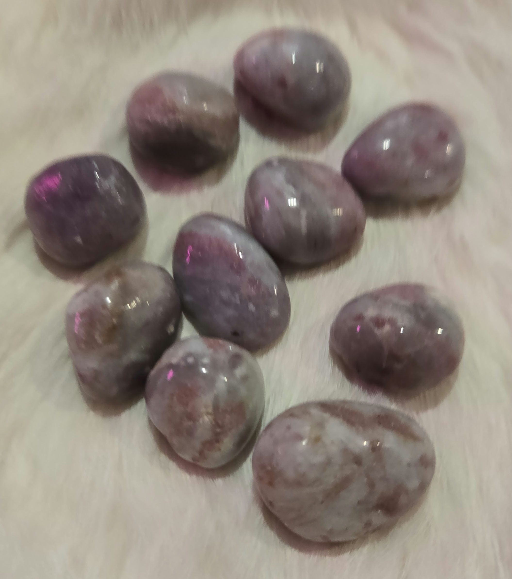 Pink Tourmaline Crystal Tumble