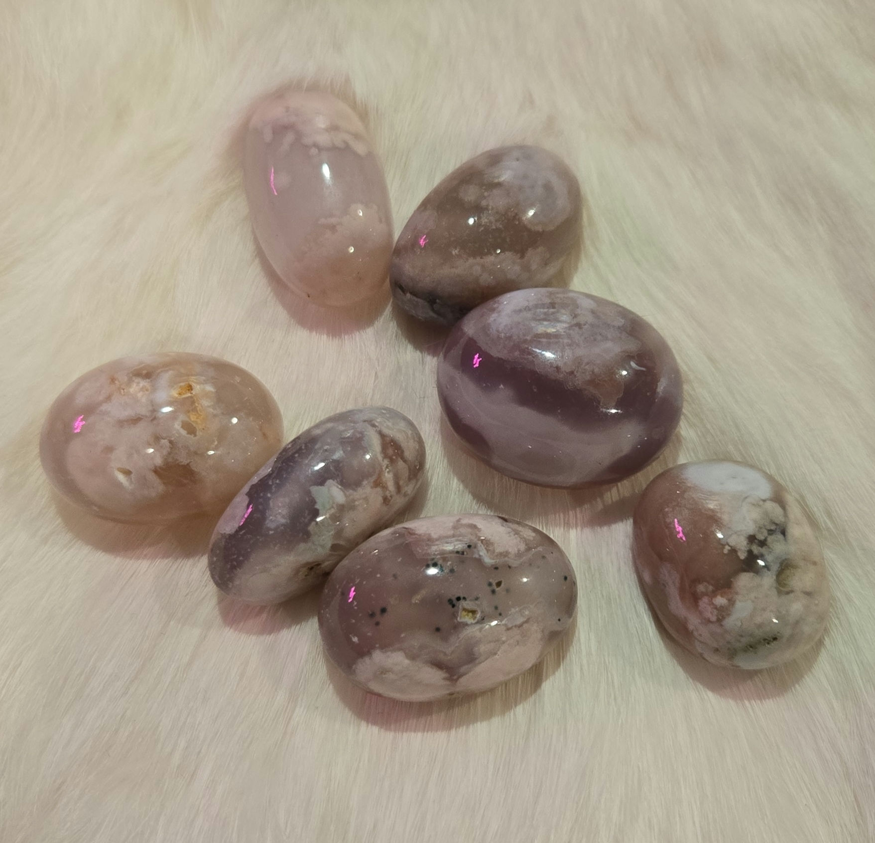 Flower Agate Crystal Tumble 