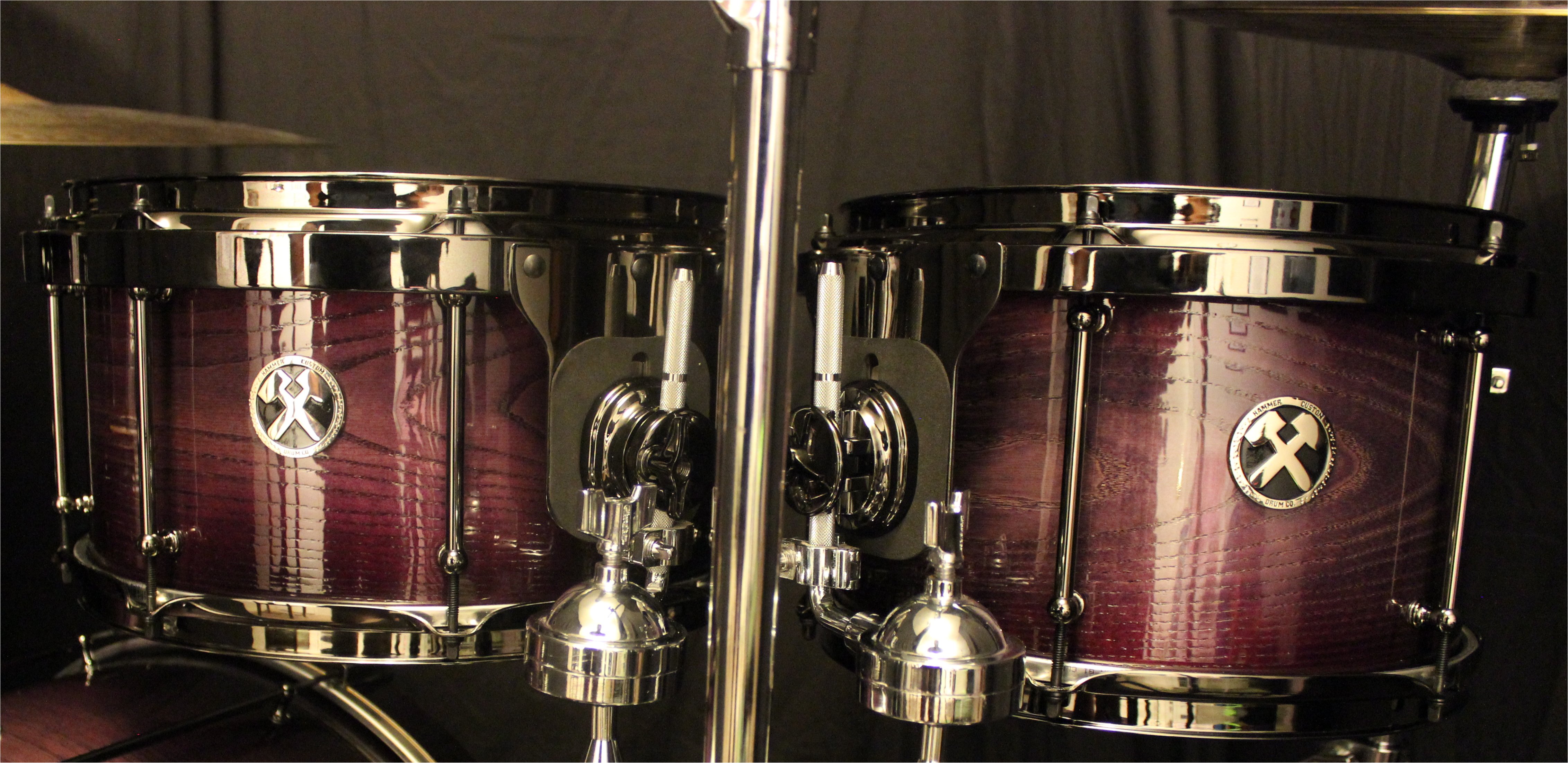 8 ply Maple Purple Burst