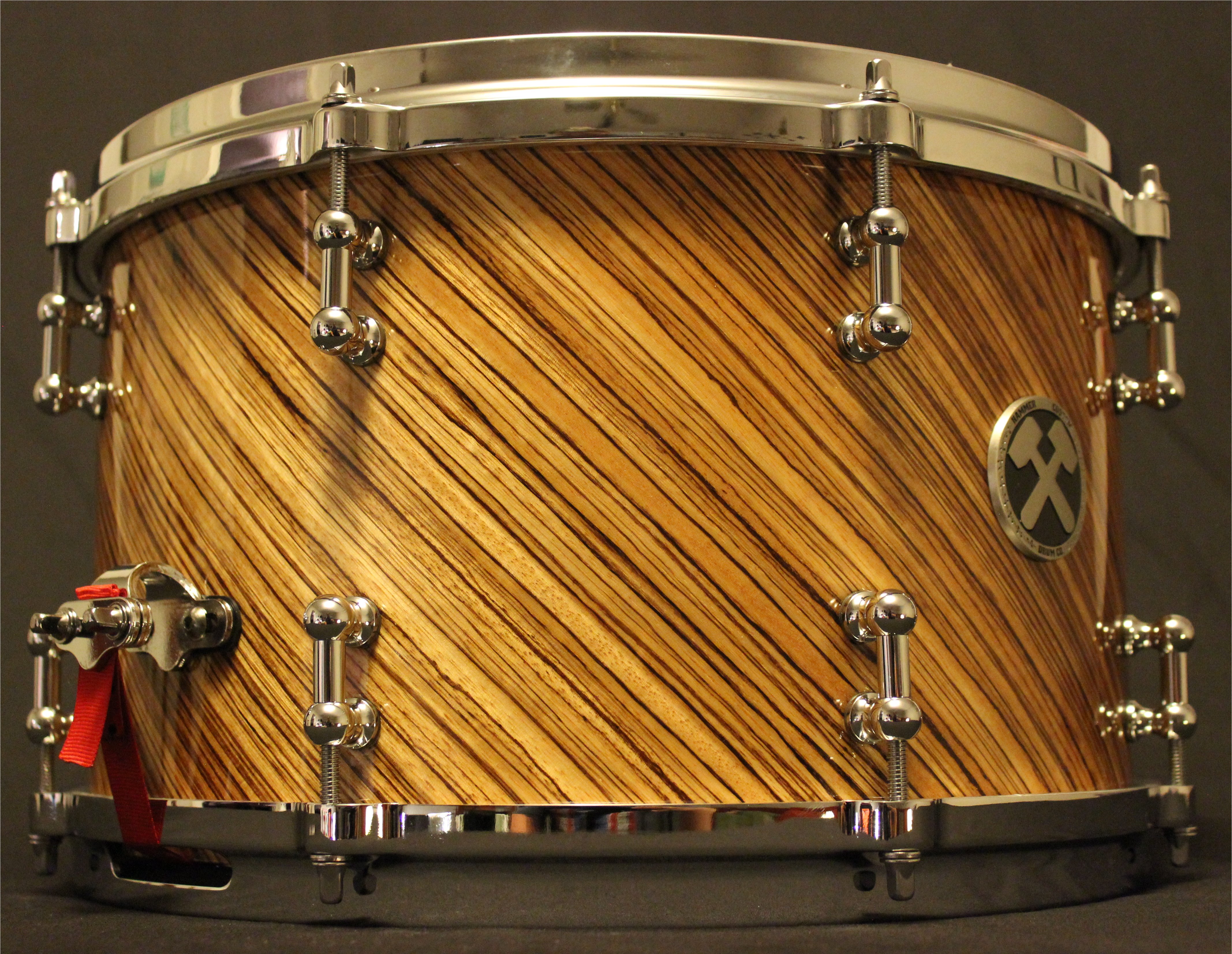 8x13 Maple w/re rings