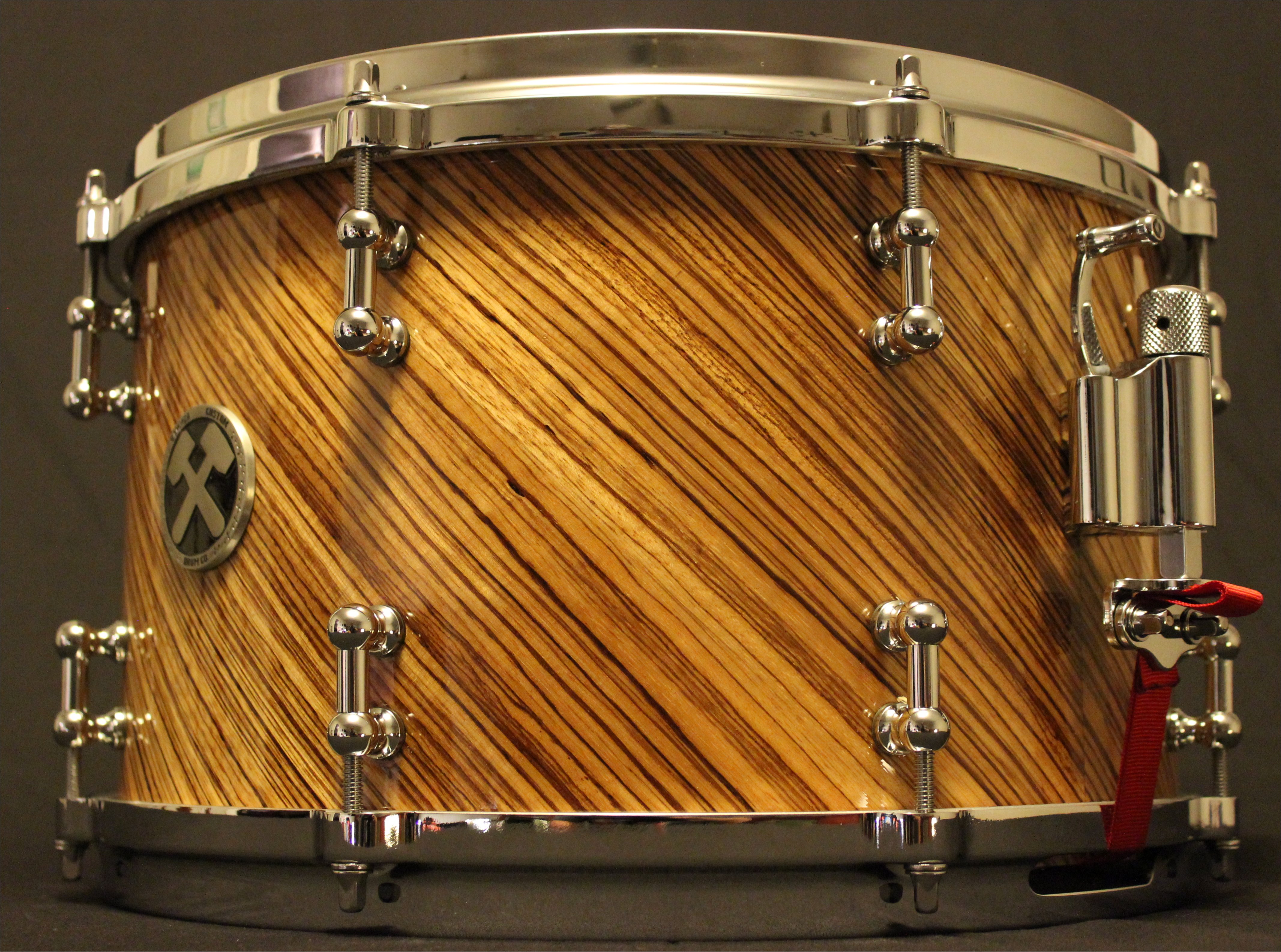 8x13 Maple w/re rings