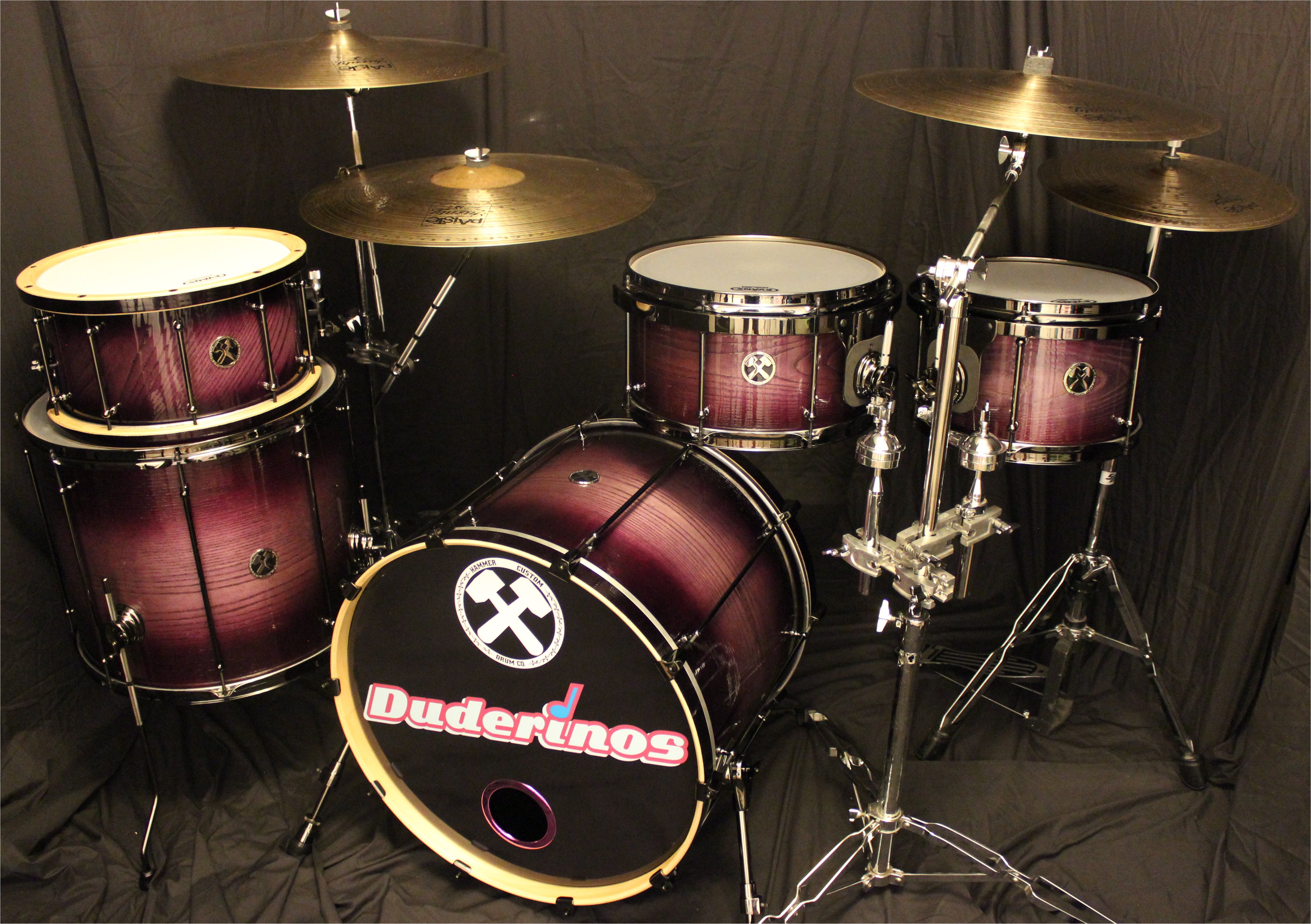 8 ply Maple Purple Burst