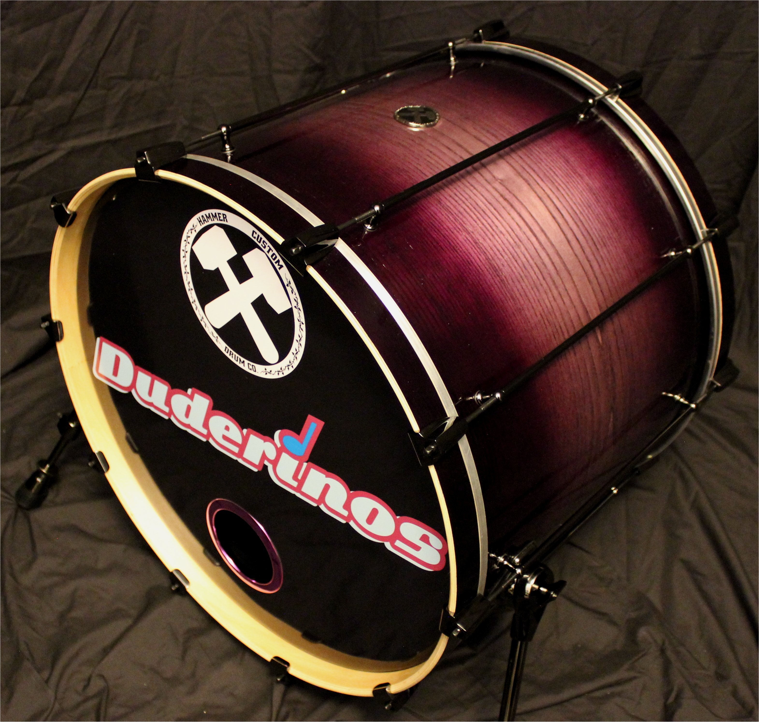 8 ply Maple Purple Burst