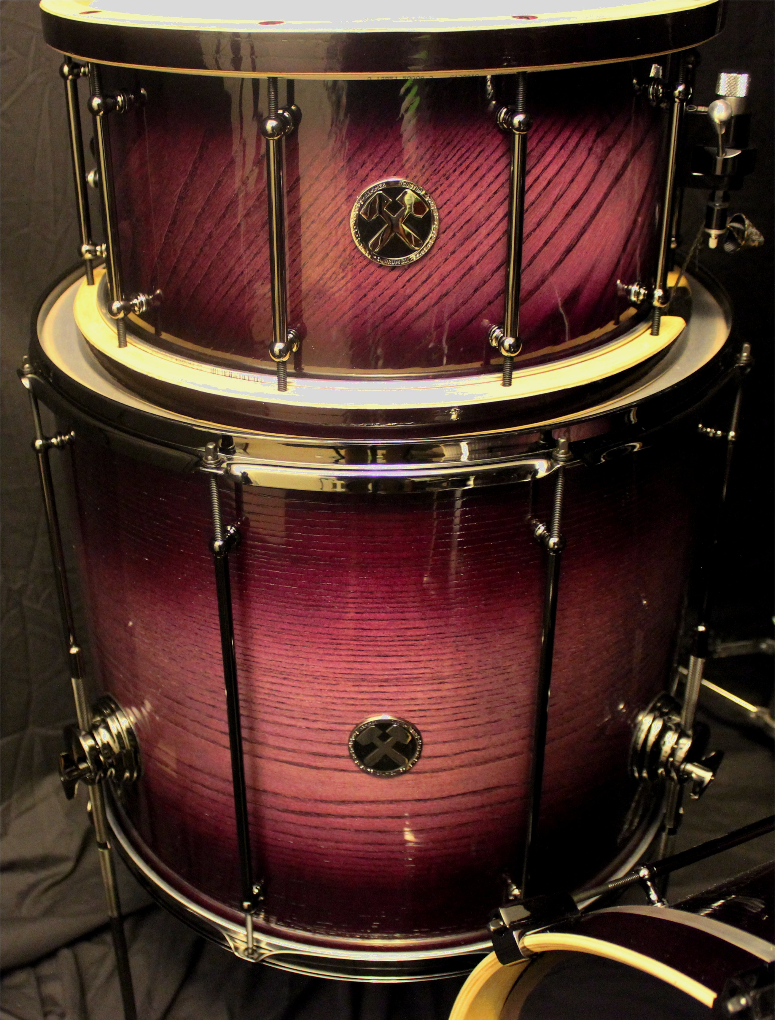 8 ply Maple Purple Burst