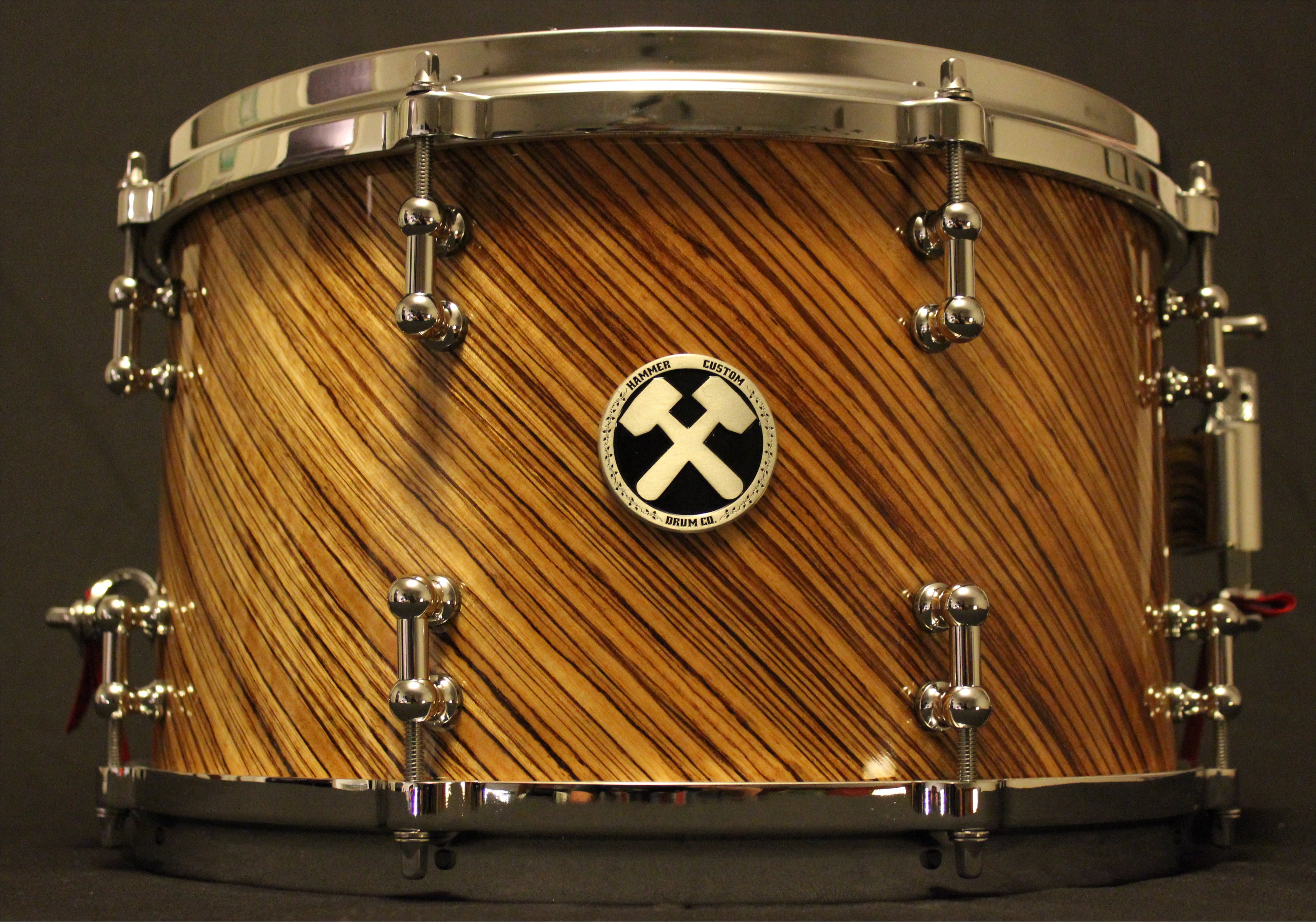 8x13 Maple w/re rings