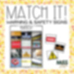 Thumbnail: Warning & Safety Signs Matching Independent Work Task
