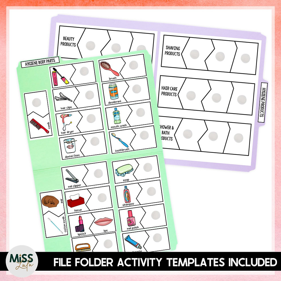 Thumbnail: Hygiene Skills Puzzle Pack for Special Education & Life Skills