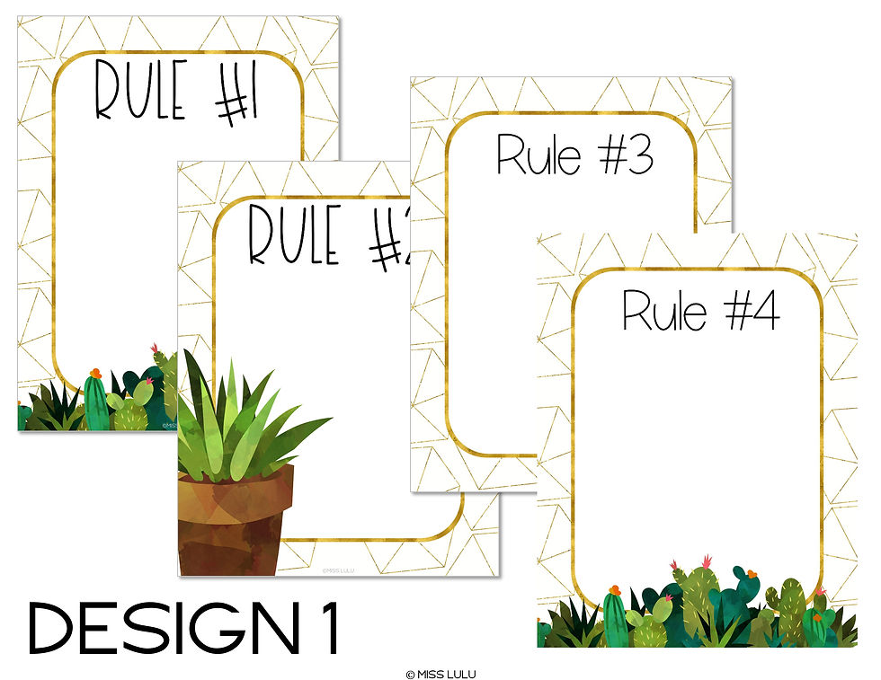 Thumbnail: Golden Cactus Classroom Rules