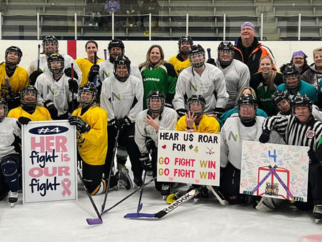 Women's Hockey League raises $4,545 for Cancer Care