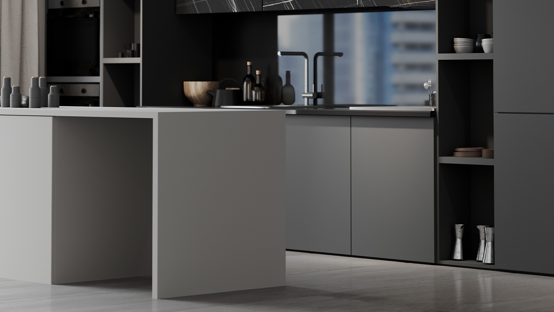 MDFLAM LAK PANEL SUPERIOR MAT Sis Gri SML_828 2100*2800 Düz GR2