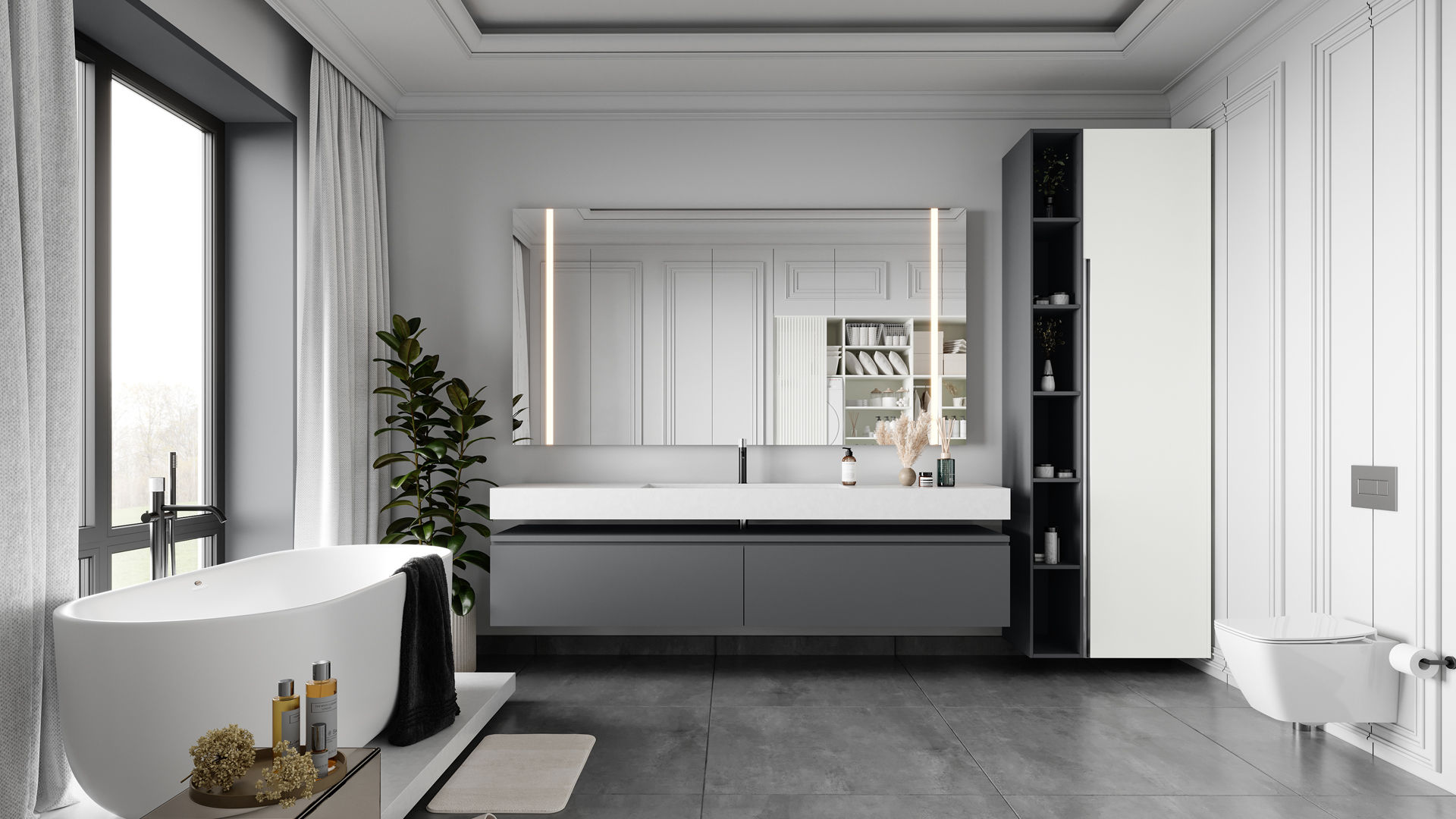 MDFLAM KAPAK PANEL LUKS AKRELİK Beyaz L_ACR_MAT_068