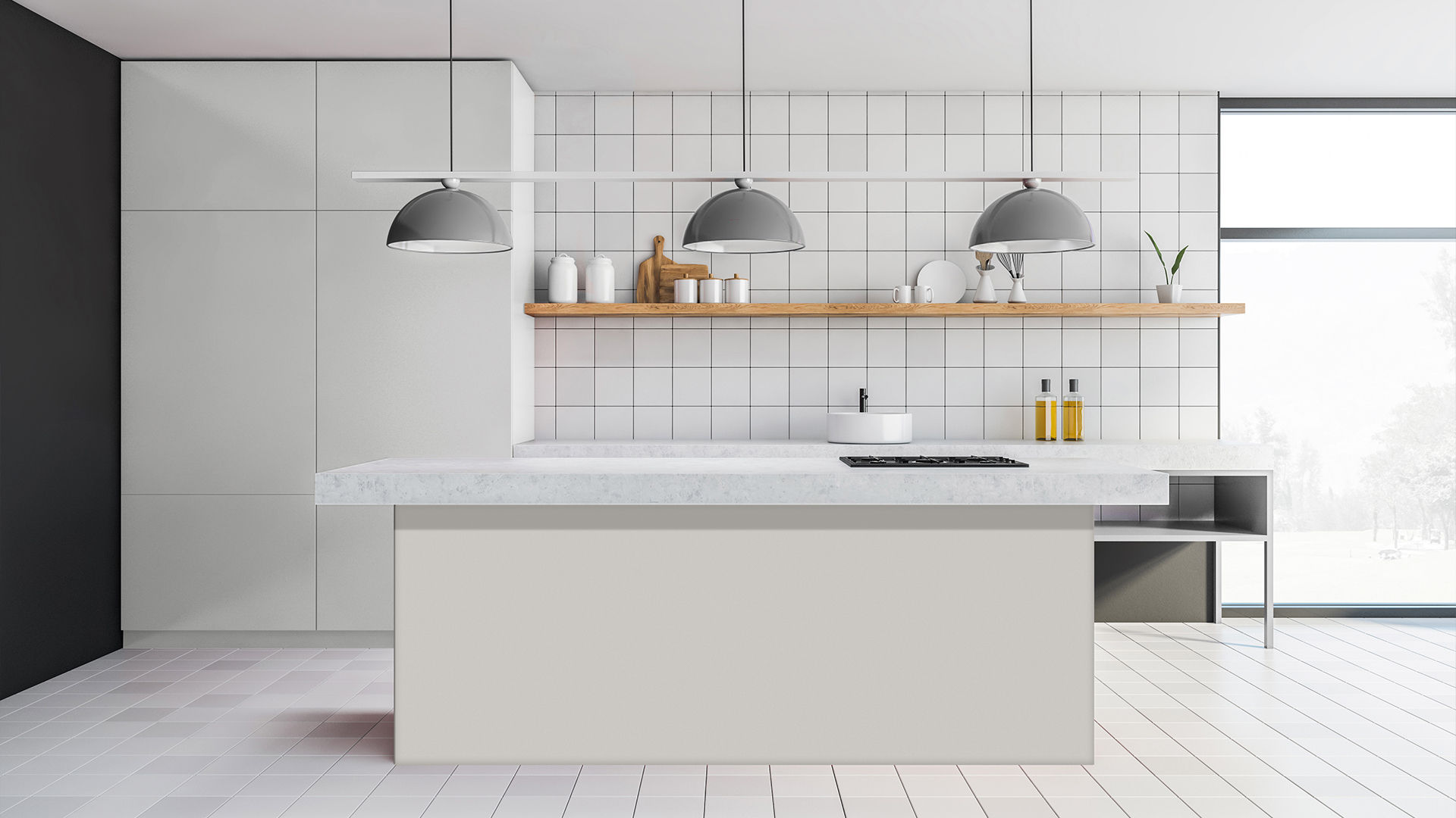 MDFLAM KAPAK PANEL LUKS AKRELİK Beyaz L_ACR_068