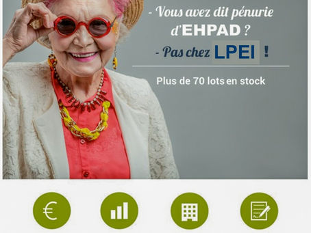 EHPAD disponibles immédiatement !