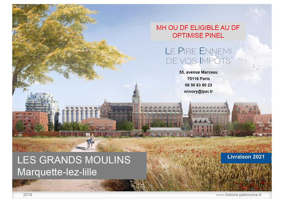 LES GRANDS MOULINS DE PARIS à Marquette-