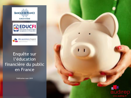 Enquête sur l'éducation financière du public en France.