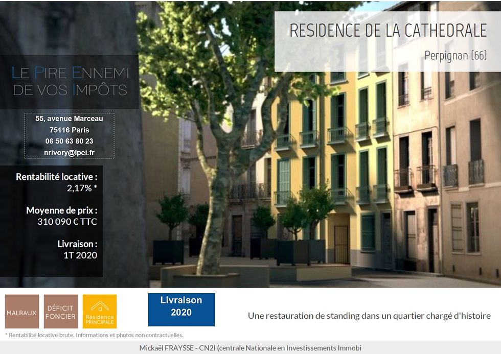 Résidence de la Cathédrale à Perpignan (