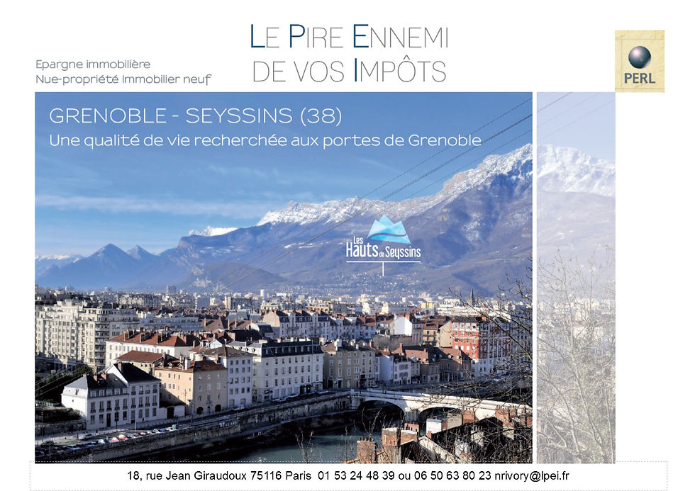 Les Hauts de Seyssins à Grenoble (38