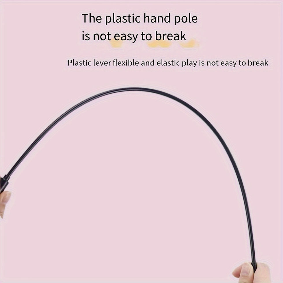 Thumbnail: 1pc Interactive Cat Toy Cute Funny Rainbow Strips Stick Cat Teaser Wand Pet Toys