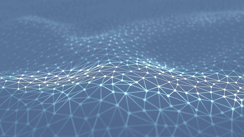Blue Digital Grid