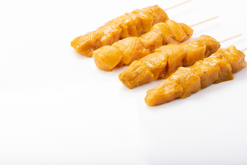 Pinxo de pit de pollastre al curry