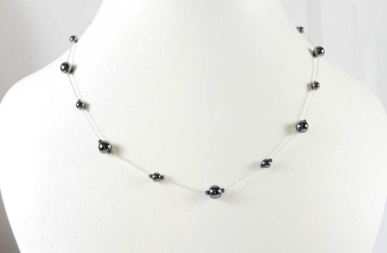 Hematite Single Strand Necklace